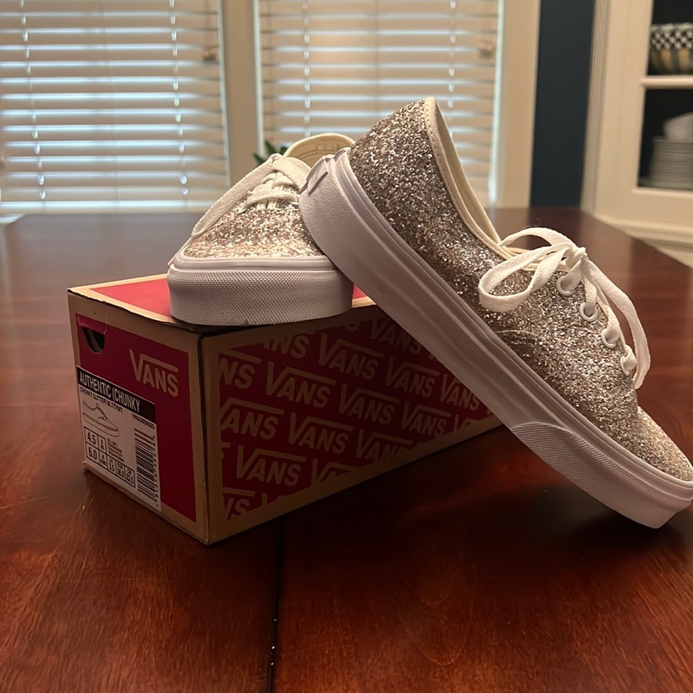 Vans authentic chunky glitter